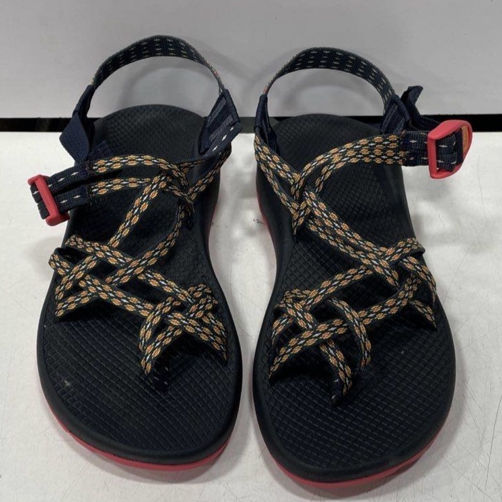 Chaco Navy Blue and Pink Women's Sandals Size 10 New